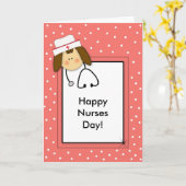 Nurses Day Paper Wenskaart Kaart (Gele Bloem)