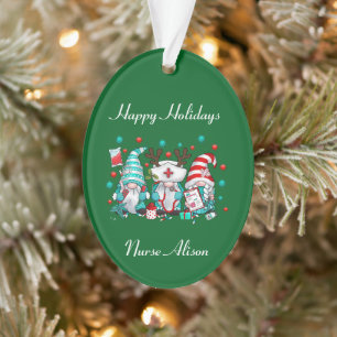 Nurse's Fun Kerst Ornament