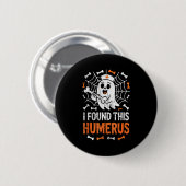 Nurses I Found This Humerus Funny Ghost Nurse Hall Ronde Button 5,7 Cm (Voorkant /achterkant)