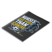 Nurses Kick Harder Than Strikers Notitieboek (Linkerzijde)