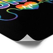 Nurse's Life Lgbt Heart Stethoscope Nurse Week  Poster (Hoek)