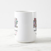 Nurse's "niet alle helden draag capes" bedankt koffiemok (Center)