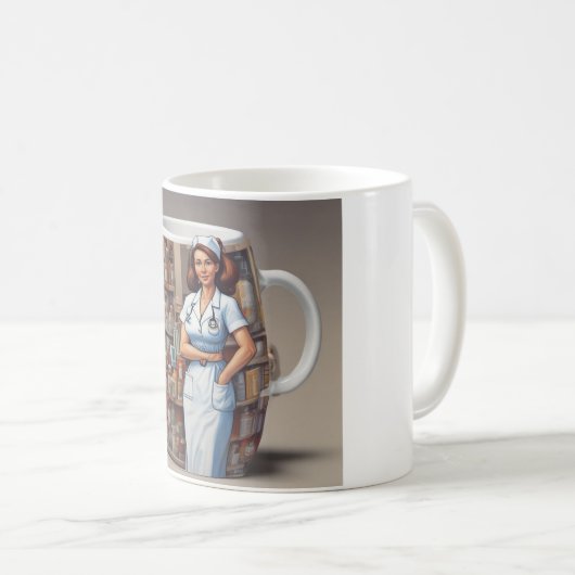 Nurse's Night Shift: toegewijd aan de dappere Mok (Voorkant rechts)