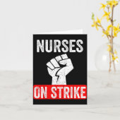 Nurses On Strike Nnu National Nurses United Staffi Kaart (Gele Bloem)