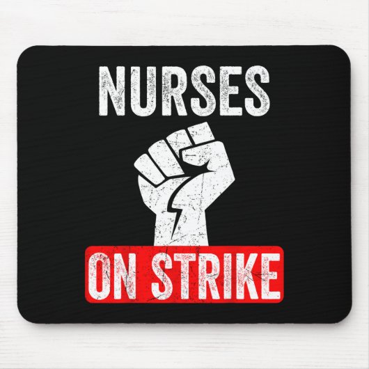 Nurses On Strike Nnu National Nurses United Staffi Muismat (Voorkant)