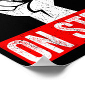 Nurses On Strike Nnu National Nurses United Staffi Poster (Hoek)