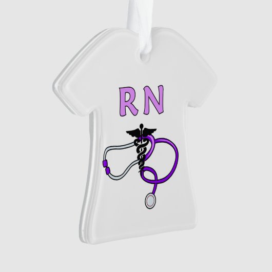 Nurses RN Stethoscoop Ornament (voorkant)