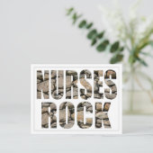 NURSES ROCK BRIEFKAART (Staand voorkant)