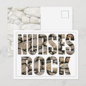 NURSES ROCK BRIEFKAART (Voorkant / Achterkant)
