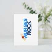 Nurses Rock Briefkaart (Staand voorkant)