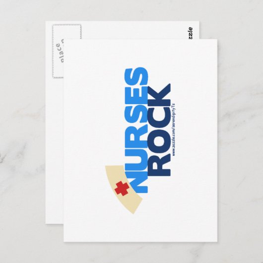 Nurses Rock Briefkaart (Voorkant / Achterkant)