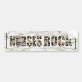 NURSES ROCK BUMPERSTICKER (Voorkant)