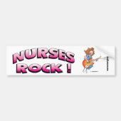 Nurses Rock Bumpersticker (Voorkant)