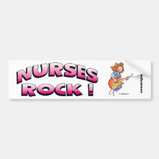 Nurses Rock Bumpersticker
