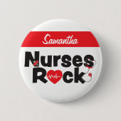Nurses Rock Button (Voorkant)