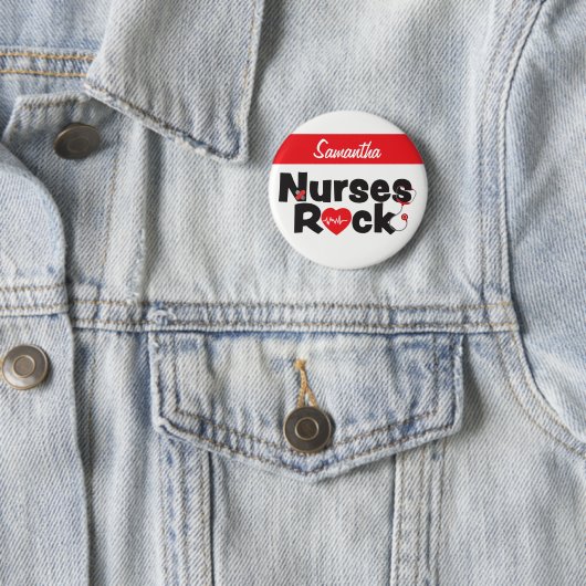 Nurses Rock Button (In situ)
