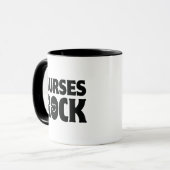Nurses Rock Coffee Mok (Voorkant links)