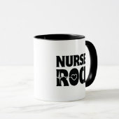 Nurses Rock Coffee Mok (Voorkant rechts)