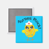 Nurses Rock Magneet (Voorkant / Achterkant)