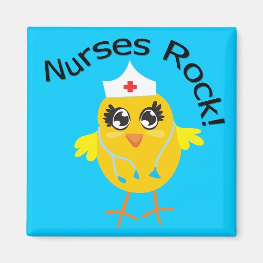 Nurses Rock Magneet (Voorkant)
