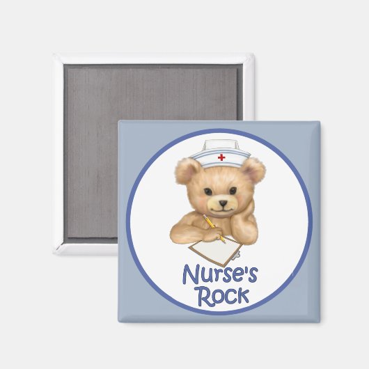 Nurse's Rock Magneet (Voorkant / Achterkant)