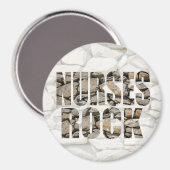 NURSES ROCK MAGNEET (Voorkant / Achterkant)