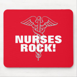 NURSES ROCK mousepad | cadeauidee voor kinderdagve Muismat