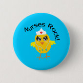 Nurses Rock Ronde Button 5,7 Cm (Voorkant)