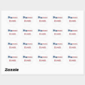 NURSES ROCK RONDE STICKER (Vel)