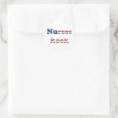 NURSES ROCK RONDE STICKER (Tas)