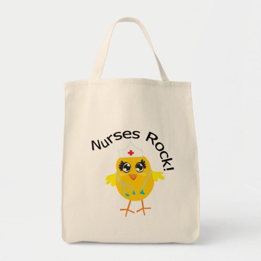 Nurses Rock Tote Bag (Voorkant)