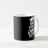 Nurses Strike Save Nursing Suprt Safe Staffing Sav Koffiemok (Voorkant rechts)