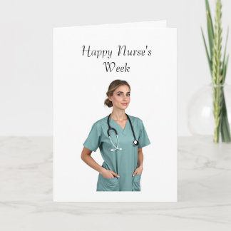 Nurse's Week Appreciation Card Feestdagen Kaart
