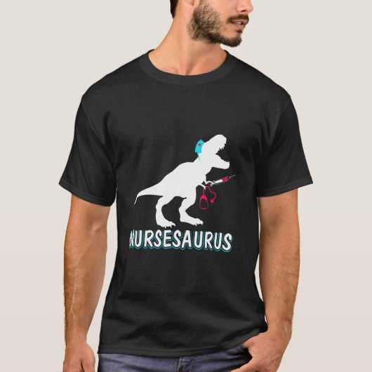 Nursesaurus Nurse-A-Saurus Nurse For Rn Lpn T-shirt (Voorkant)