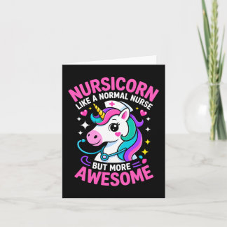 Nursicorn als een gewone verpleegster maar aweser kaart
