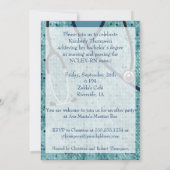Nursing Afstuderen Invitation Blues Kaart (Achterkant)
