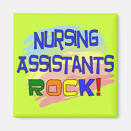 Nursing Assistants ROCK Magneet (Voorkant)