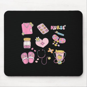Nursing Beroep Doodles Co. Nurse Doodles Vrouwen Muismat