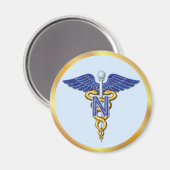 Nursing Caduceus Magneet (Voorkant / Achterkant)
