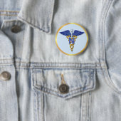 Nursing Caduceus Ronde Button 5,7 Cm (In situ)