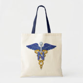 Nursing Caduceus Tote Bag (Voorkant)