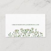 Nursing Caregiver Home Health Aide Visitekaartje (Achterkant)