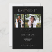 Nursing Degree Afstudeerder Aankondiging en uitnod (Achterkant)