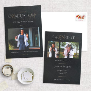 Nursing Degree Afstudeerder Aankondiging en uitnod