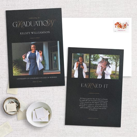 Nursing Degree Afstuderen kondiging Aankondiging