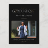 Nursing Degree Fotoaankondiging Afstuderen Briefkaart (Voorkant)