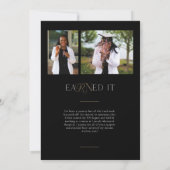 Nursing Degree Graduation Party Invitation Aankondiging (Achterkant)