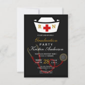 Nursing Graduation Invitation Kaart (Voorkant)
