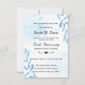Nursing graduation invitation kaart (Voorkant)