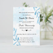 Nursing graduation invitation kaart (Staand voorkant)